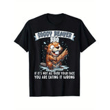 Soggy Beaver BBQ If It's Not All Over Your Face T-Shirt Selected pure cotton interesting design DIY short sleeve t-shirt for men, soft and breathable, suitable for all seasons, comfortable, casual and sports, Halloween and Christmas gifts Made in USA