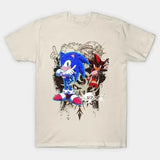 Son!c X Classic T-Shirt - Graphic Tee Tops, Fashion Cotton, Full Colors, Full Sizes, For Men, For Women