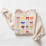 Southeastern Conference Graphic Sweatshirt, Coquette Bow Football Sweatshirt, Coquette Bow SEC Sweatshirt, Southeastern Conference Sweatshirt.