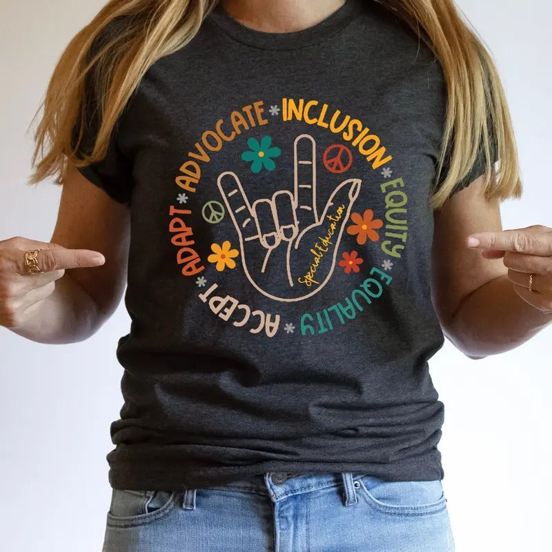 Special Education Teacher Shirts, Special Education Teacher Gifts, Sped Teacher Shirt, Special Ed Teacher, Autism Teacher Shirt, Sped Shirt, Unisex T-Shirt, Gifts For Her Women, Short Sleeve Tee Shirt, Gifts For Birthday Christmas Top Womenswear