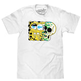 Spongebob Squarepants Cartoon Skull T-Shirt - White