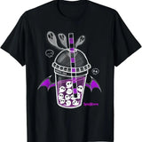 Spookscene Ghos-Tea Spooky Boba Emo Goth Alt Purple - Unisex And Inclusive - Multiple Colorways - Full Size Range