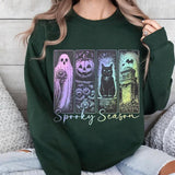 Spooky Season Vintage Halloween Horror Night Sweatshirt, Trendy Spooky Season Shirt, Retro Horror Movie Tee, Halloween Gift