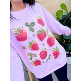 Strawberries Graphic Top