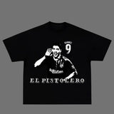 Suarez Shadow Series T-Shirt, Suarez Vintage Tee, Unisex Soccer Shirt, Graphic Tees, Menswear Womenswear Streetwear