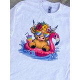 Summer Cow Graphic Top