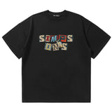 Summer New Pure Cotton Short Sleeve T-shirt Breathable round Neck Top Print