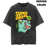 Super Grass Vintage Graphic Tees, Bulbasaur Tshirt, Pokemon Shirts, Anime Manga Shirt, Masters 2025 Merch, Business Casual Outfits, Unisex Vacation Outfits, Crewneck Gifts Clothing Men Women Streetwear