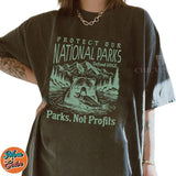 Support National Parks Subtle FDT Vintage Shirts, Cotton Unisex T-Shirt, Crew Neck, Size S- 3XL, Menswear Top, Womenswear Top Underwear Streetwear