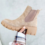 Taupe Chelsea Bootie