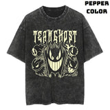 Team Ghost Vintage Graphic Tees, Gengar T-Shirt, Pokemon Shirts, Vacation Outfits, Unisex Anime Manga Shirt Top Menswear Streetwear Womenswear