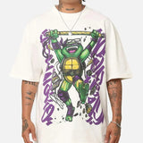 Teenage Mutant Ninja Turtles Donatello X Sofles Vintage T-Shirt Trending Movie T shirt Vintage 90s T-shirt gift for Movie fans gift for him gift for her unisex T-shirt Urbanwear Shirt Fabric Menswear