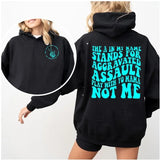 The A In My Name Stands for, Graphic Hoodie Casual Street Style Fleece Pullover Hooded Sweatshirt Tops Trendy For Women For Men, Perfect Gift
