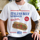 The Bear Show Retro T-Shirt, The Original Beef of Chicagoland Vintage Faded Sandwich Graphic TV Show Shirt, Jeremey Allen White T-Shirt