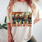 The Boys Of Fall Tshirt, Halloween Horror Friends, Movie Neon Tee, Scary Halloween Movie Shirt, Unisex Short Sleeve Tee Shirt, Casual Clothing