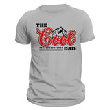 The Cool DAD Men's T-Shirt Casual Classic Cotton Crewneck with Mountain Graphic Design