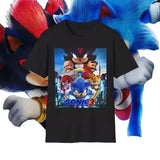 The Hedgehog 3 Shadow Unisex T-Shirt 2 - Graphic Tee Tops, Fashion Cotton, For Men, For Women