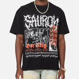 The Lord Of The Rings LOTR Sauron Vintage T-Shirt Trending Movie T shirt Vintage 90s T-shirt gift for Movie fans gift for him gift for her unisex T-shirt Urbanwear Shirt Fabric Menswear Casual Top Tshirt Streetwear Cotton Crewneck Round Neck