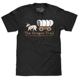 The Oregon Trail Shirt Video Game Logo T-Shirt - Black