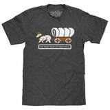 The Oregon Trail You Have Died of Dysentery Video Game Quote T-Shirt - Heather Graphite