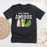 The Three Amigos Shirt, Funny Drinking Shirt, Lime Salt Tequila Sweatshirt, Tequila Tee, Cinco De Mayo Shirts Hoodie Long Casual Collar