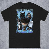 The beast inside me 90s Vintage Funny Cat meme Tee Shirt, Gift for Woman and Man