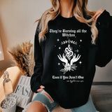 They're Burning all the Witches Even if you aren't One, Tay Rep Era, Halloween Eras Sweatshirt, Halloween Shirt, TaySwit Witches Shirt