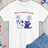 They're Eating the Pets! Debate t-shirt, Tr.ump Kamala Harris Debate 2024, Dog Cat Vote Blue Kamala 2024 Protest Signs, Presidential Debate, shirt trend 2024, shirt trend