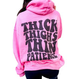 Thin Patience Graphic Hoodie