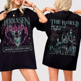 Throne Of Glass Shirt| SJM Inspire Two Sides Shirt| Terrasen TOG Shirt, Terrasen shirt