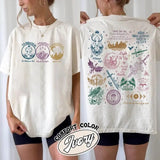 Throne of Glass Acotar Shirt, Fireheart Terrasen Shirt, Crescent City Merch Shirt, Manon Blackbeak Throne of Glass Shirt