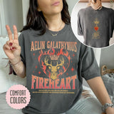 Throne of Glass Fan Comfort Colors Shirt - Aelin Galathynius Fireheart Kingsflame Tee Best Price