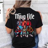 Thug Life Tshirt, Halloween Horror Movie Tee, Series Halloween, Scary Movie, Horror Character Gift, Unisex Short Sleeve Tee Shirt, Casual Clothing