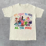 Today I Feel All The Feels Inside Out 2 Shirt, Inside out characters Shirt, Gift for Her, Gift for Him, Gift for Friend