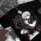 Tokyo Ghoul T-Shirt Ken Kaneki T-Shirt Japanaise Manga Anime Tshirt Tee All Sizestyle{n002}2