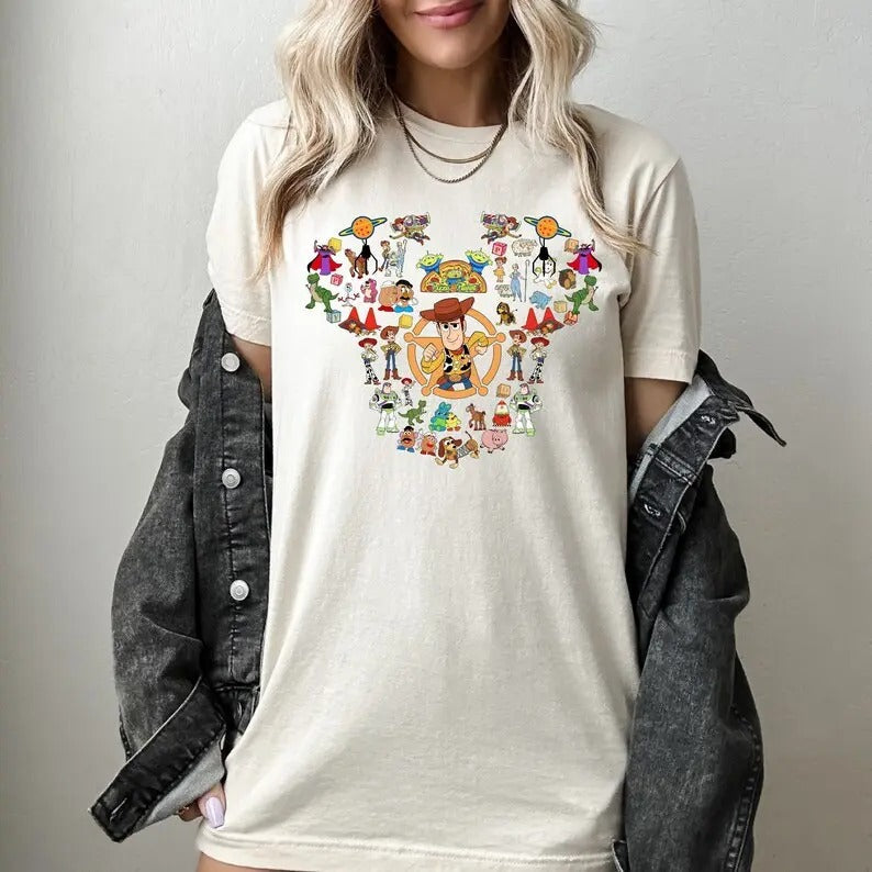 Toy Story Pizza Planet T Shirt Hoodie Sweater, Toy Story Mickey Ears Shirt, Toy Story Characters Shirt, Woody Shirt, Jessie Shirt, Toy Story Trip, Group Tee