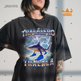 Tralalero Tralala Funny Shark Meme T-shirt, Bootleg Rap Tee, Shark With Shoes Meme Shirts, Weird Absurd Funny Shirt, Trending Tee, Memes Tee
