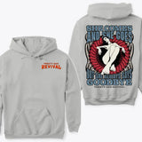 Treaty Oak Revival Jack Rabbit Hoodie Sweatshirt and T-shirt Featuring a Unique Two Sided Print Design Ideal for Trendy Music Fans Looking for Stylish and Comfortable Apparel for Casual Outings or Concerts