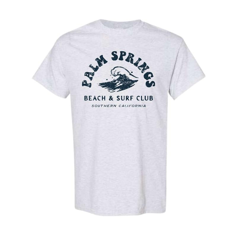 Trendy Palm Springs Shirt Beach Tshirt Beachy Tee Oversized Tshirt Distressed Summer Tee VSCO Coconut Girl Y2k Beach Shirt, Full Color, Full Size