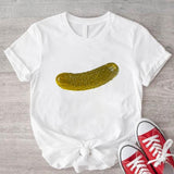 Trendy Pickle Shirt, Dill Pickle Cucumber T-Shirt, Unisex Canning Season Tee, Pickle Lover Gift Shirt, Canning Food Short Sleeve.