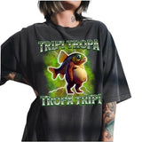 Tripi Tropa Funny Italian Brainrot Shirt, Funny Fishing Meme TShirt, Trending Unisex Tee