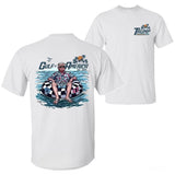 Trum Chillin on the Gulf of America 2 Sided Shirt, Trum Shirt,  Crewneck Graphic Printed Unisex Cotton T-shirt for Men for Women