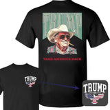 Trum Take America Back 2024 Shirt, Trum 2024 Shirt,  Make America Great  Again, Unisex Classic Cotton Tee with 2 Sided Graphic Print in All Sizes, For Men, For Women
