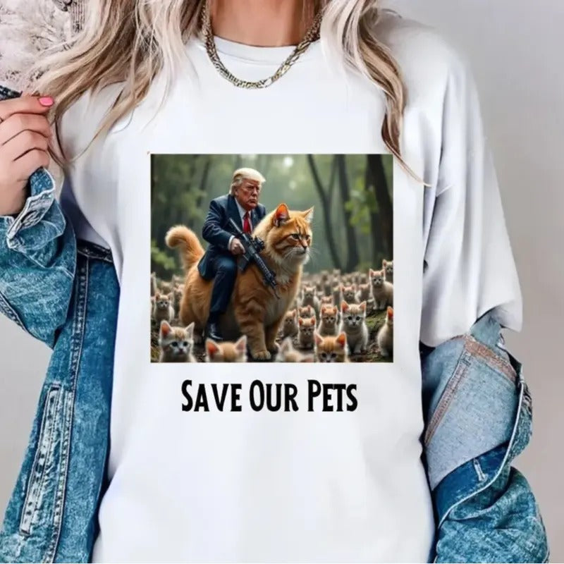 Trummp Save Our Pets Shirt, Save Our Cats Shirt, Trummp Debate Shirt, Trummp And Kamalla Debate Shirt, Trum Fight Shirt, Support Trum Shirt, Unisex Short Sleeve Tee Shirt, Casual Clothing