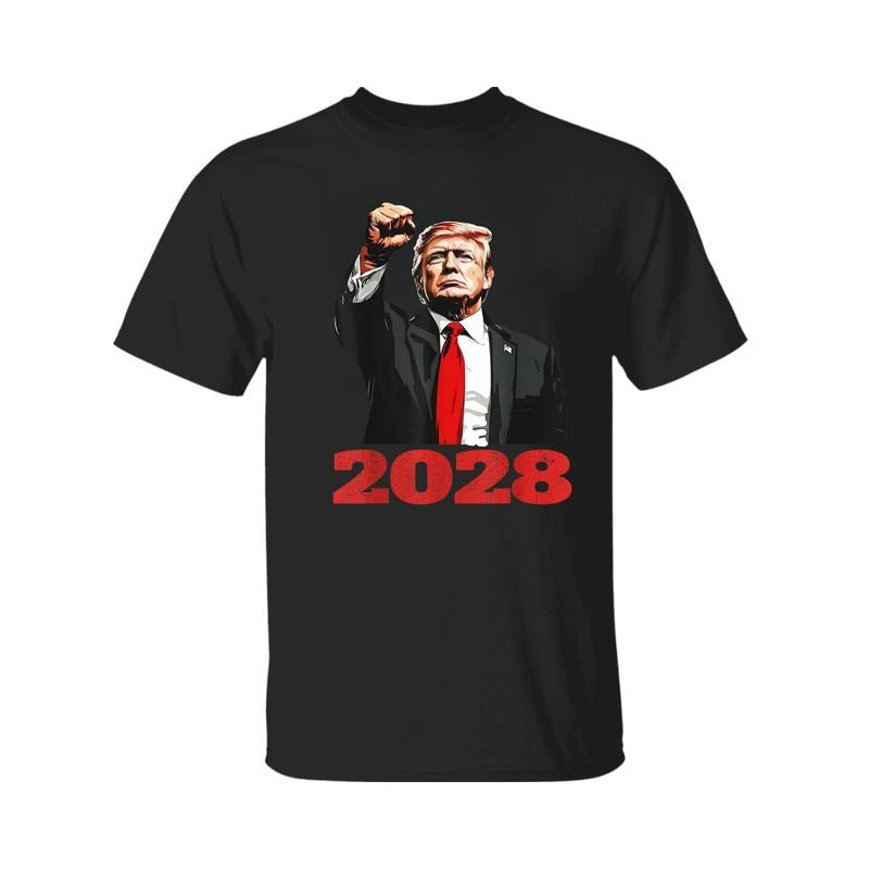 Trump 2028 Shirt Vote, Pro-Trump Political Support T-Shirt, MAGA tee, Bold Patriotic Conservative Election Support Tee, For Men, For Women