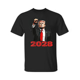Trump 2028 Shirt Vote, Pro-Trump Political Support T-Shirt, MAGA tee, Bold Patriotic Conservative Election Support Tee, For Men, For Women