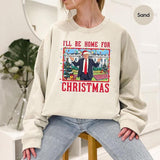 Trump Christmas Sweatshirt, Funny Trump Long Sleeve Tshirt, Humorous Trump Christmas Hoodies, Trump Won Cotton Crewneck