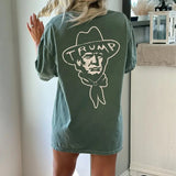 Trump Cowboy T-Shirt - Western Donald Trump, Cowboy Trump Shirt, MAGA T-Shirt, Election 2024 Shirt