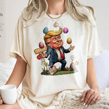 Trump Make Easter Great Again Shirt, Easter Eggs T-Shirt, Easter Love Sweatshirt, Happy Easter 2025 Sweater, Donald Trump Easter Tee