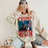 Trump Won 2024 Get Over it, Election Winner President Trump png, America png, Political png, USA Sublimation designs